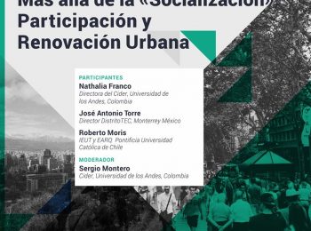 Webinar #TriadaUrbana | Más allá de la Socialización: Participación y Renovación Urbana
