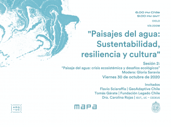 Ciclo “Paisajes del agua: Sustentabilidad, resiliencia y cultura”