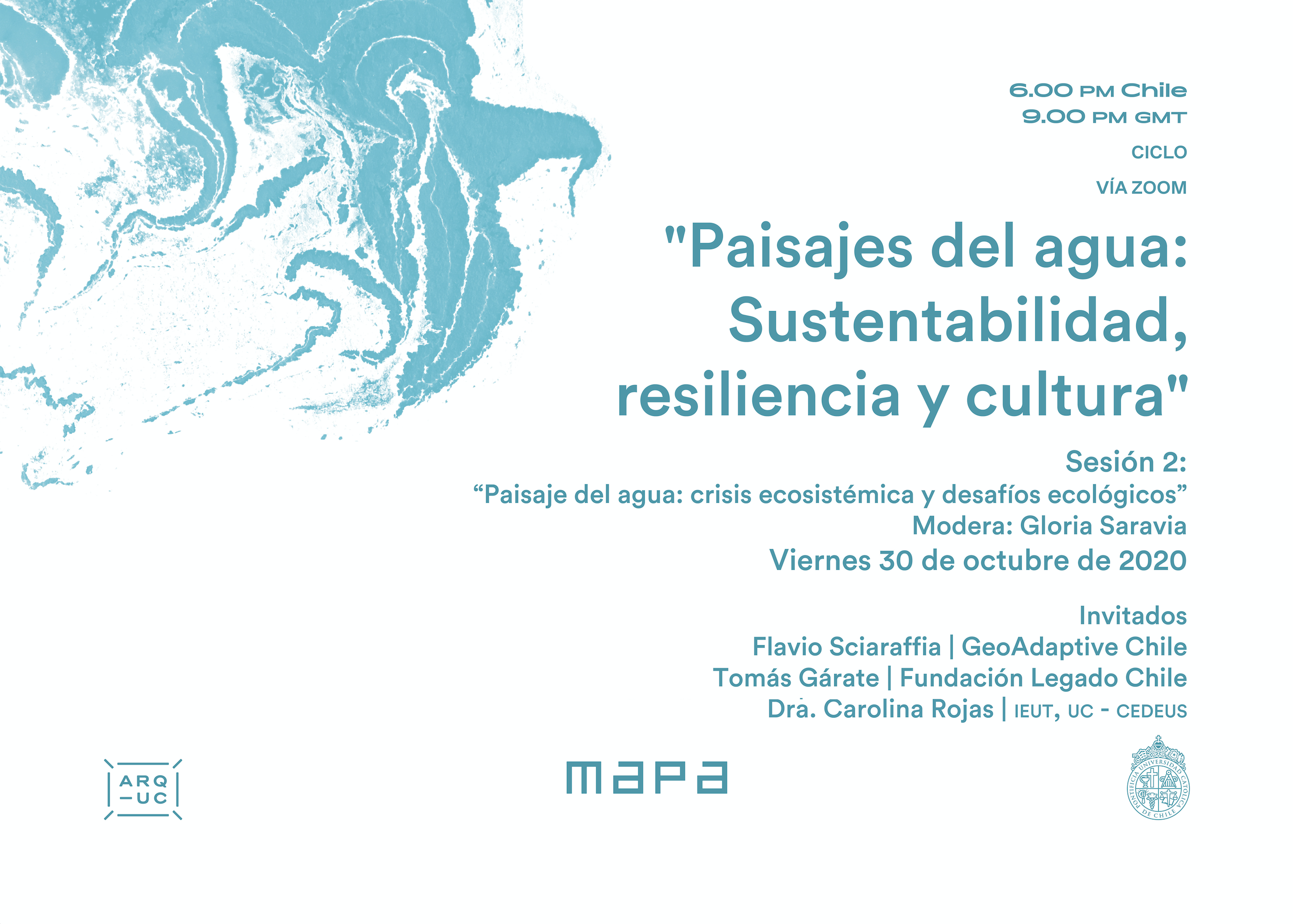 Ciclo “Paisajes del agua: Sustentabilidad, resiliencia y cultura”