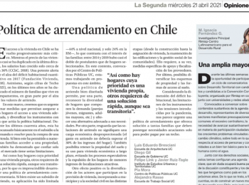 La Segunda: Política de arrendamiento en Chile