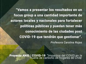 INVESTIGACIÓN | Proyecto ANID-Covid 19 en ciudades del sur de Chile, plantea la necesidad de mejoras en el transporte público y eficiencia térmica en viviendas.