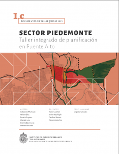 1c. Sector Piedemonte | Taller integrado de planificación en Puente Alto