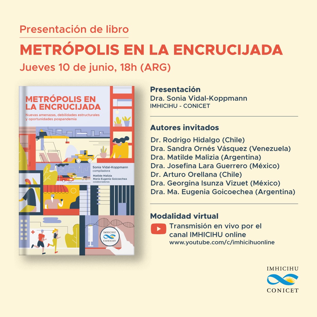 Presentación de libro: Metrópolis en la encrucijada