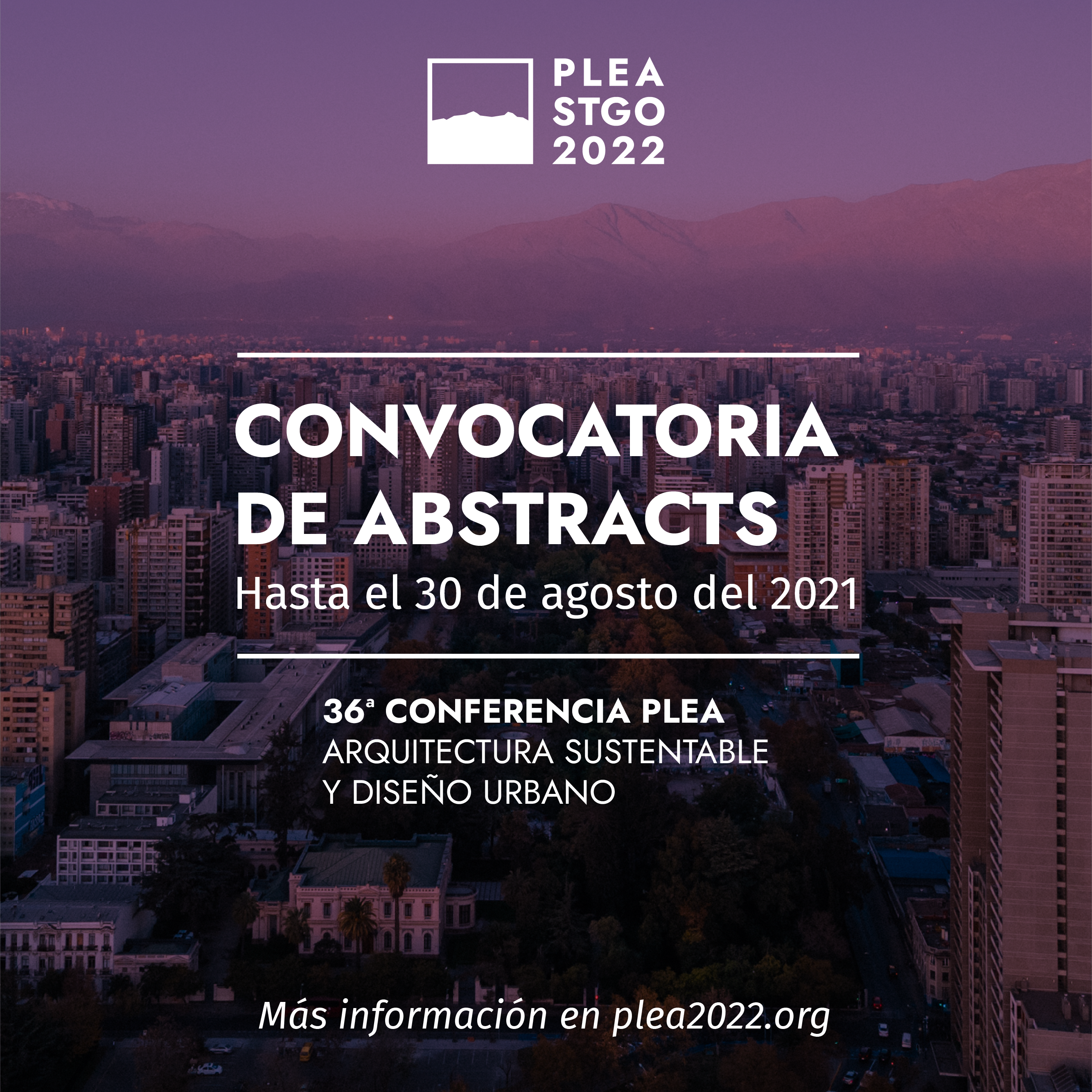 36ª Conferencia PLEA / Convocatoria de Abstract