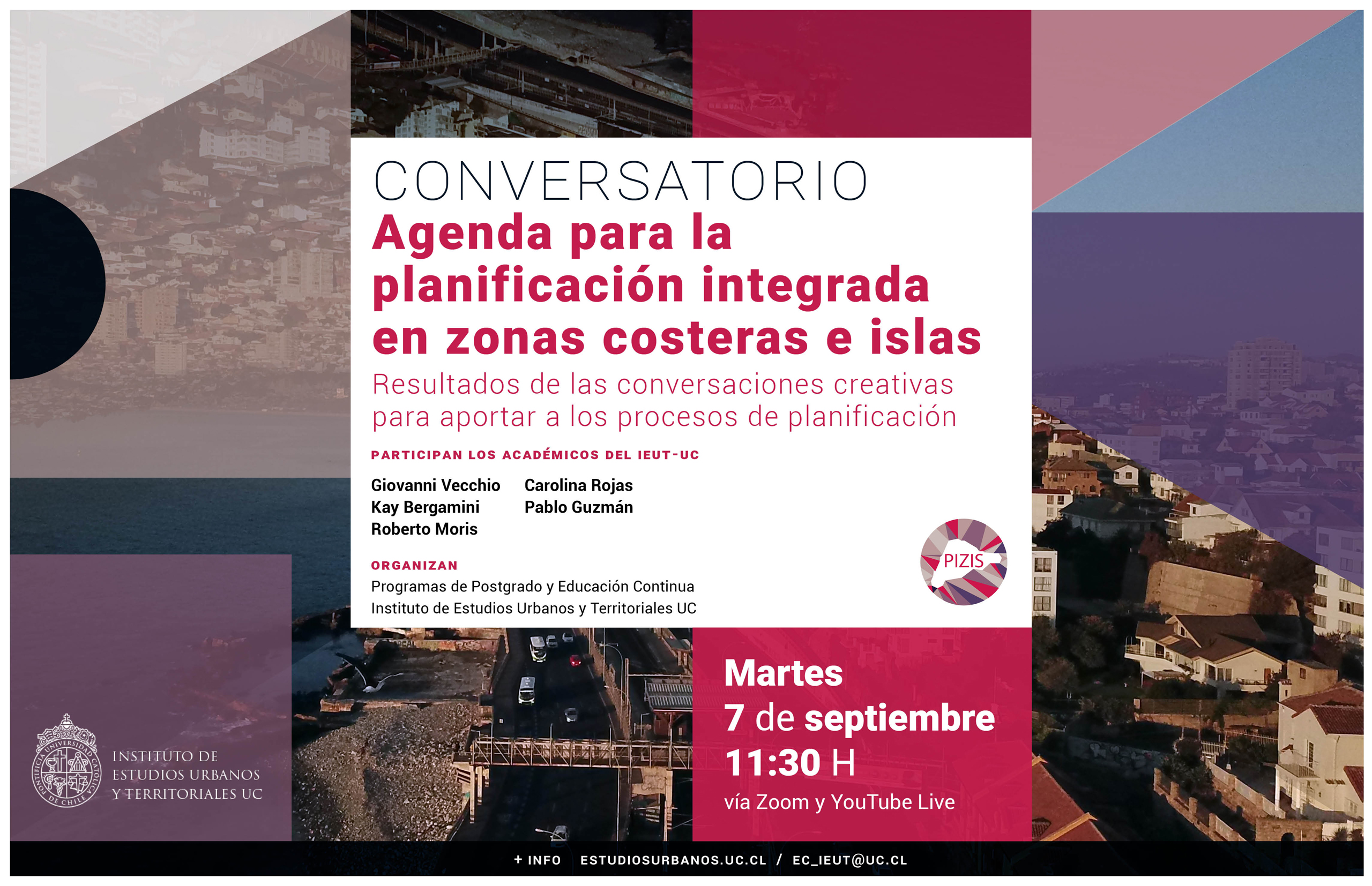 Conversatorio | Agenda para la planificación integrada en zonas costeras e islas