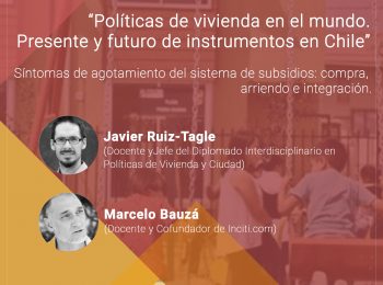 Conversatorio | Políticas de vivienda en el mundo. Presente y futuro de instrumentos en Chile.