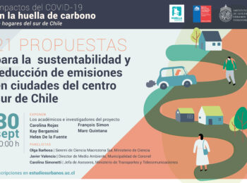 21 Propuestas para la sustentabilidad y reducción de emisiones en ciudades del centro sur de Chile