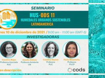 Seminario HUS-ODS11 | Humedales Urbanos Sostenibles en Latinoamérica