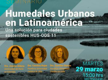 SEMINARIO | Humedales Urbanos en Latinoamérica: Una solución para ciudades sostenibles HUS-ODS 11