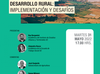 Seminario virtual Política Nacional de Desarrollo Rural: implementación y desafíos