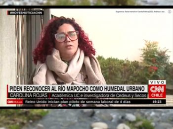 CNN | Propuesta regional para reconocer al Río Mapocho como Humedal Urbano. Comenta, Carolina Rojas.