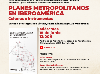 LANZAMIENTO LIBRO | Planes Metropolitanos en Iberoamérica. Cultura e Instrumentos
