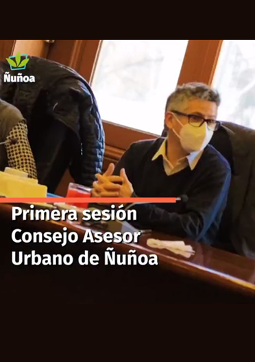 Luis Fuentes participó de la primera reunión del Consejo Asesor Urbano local de Ñuñoa.