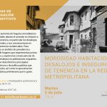 Jornada de investigación | 05 | Morosidad habitacional, desalojos e inseguridad de tenencia en la Región Metropolitana