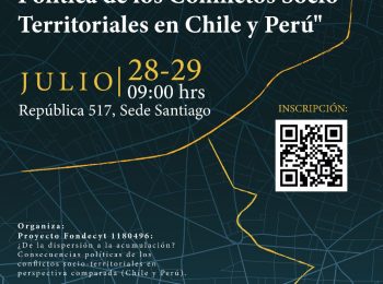 Seminario Internacional «Acumulación y Proyección Política de los Conflictos Socio Territoriales en Chile y Perú»