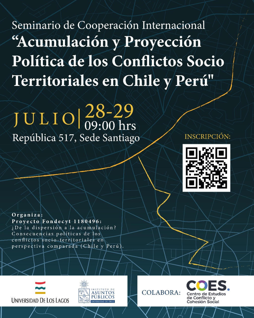Seminario Internacional “Acumulación y Proyección Política de los Conflictos Socio Territoriales en Chile y Perú”