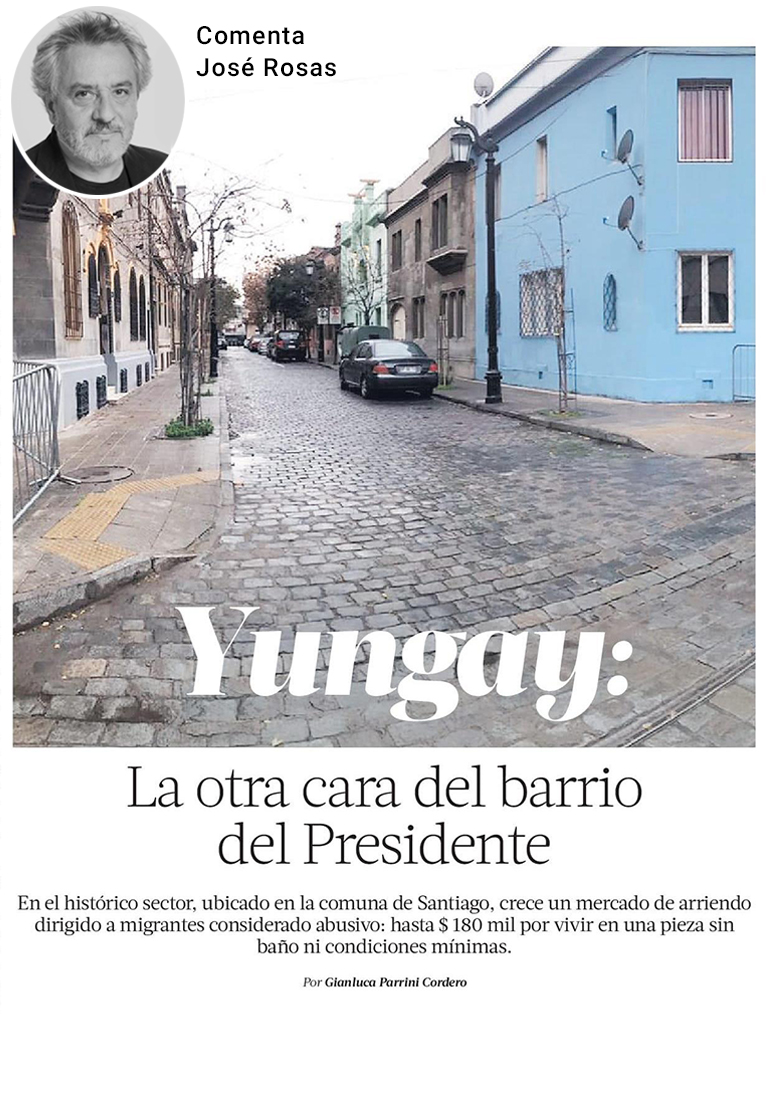 La Tercera | José Rosas conversa en reportaje sobre origen de Barrio Yungay