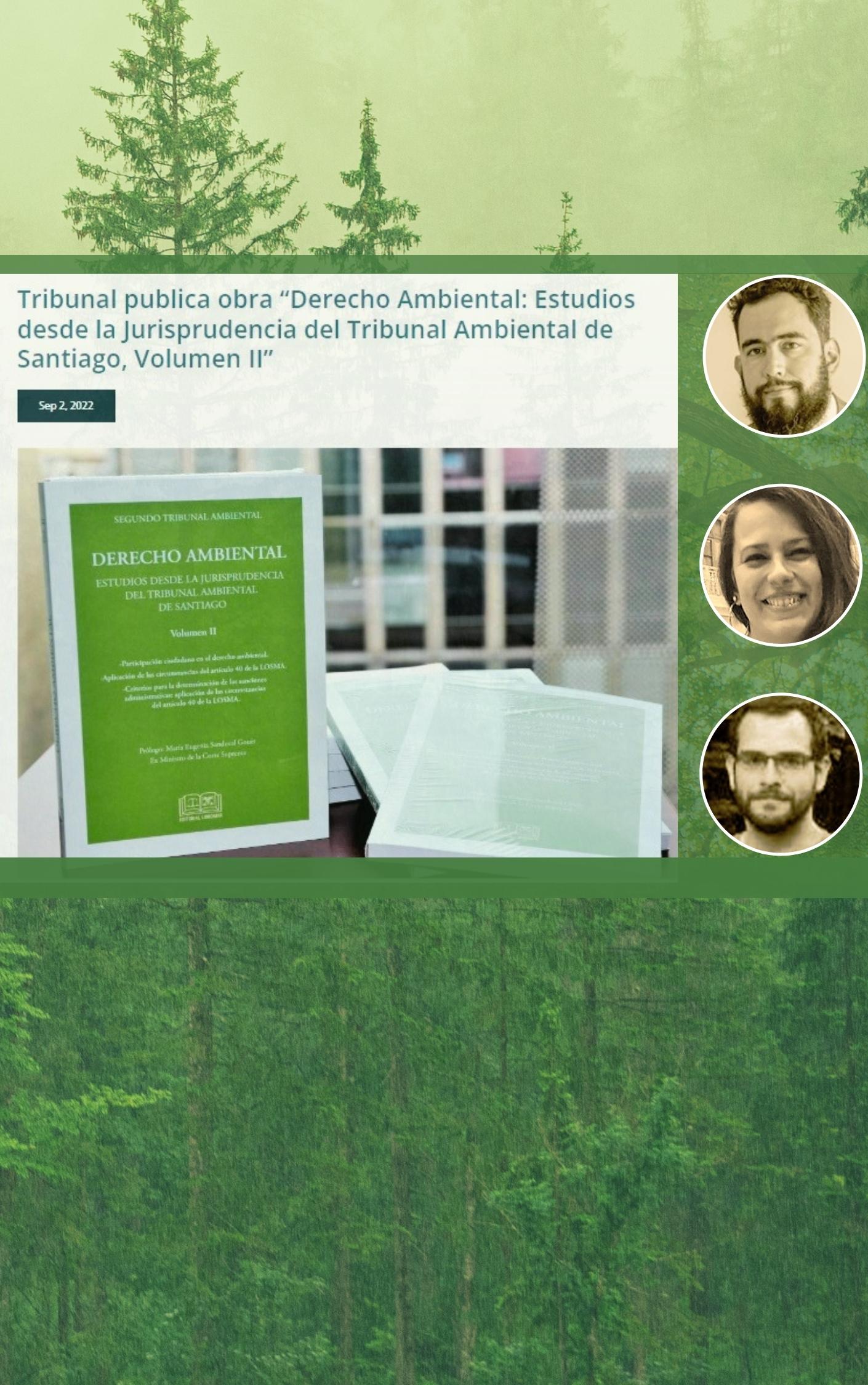 Investigadores del IEUT participaron en publicación del Segundo Tribunal Ambiental en materias de Participación Ciudadana y Medioambiente