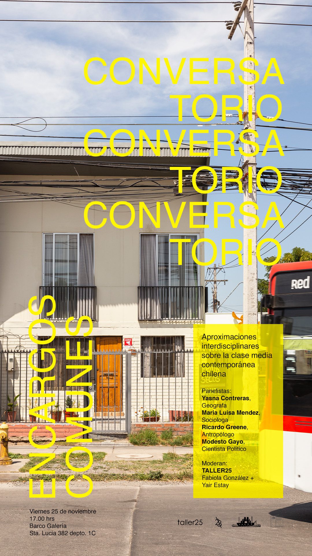25 nov/ María Luisa Méndez participará en conversatorio por lanzamiento del libro “Encargos Comunes” de Taller 25 Arquitectura