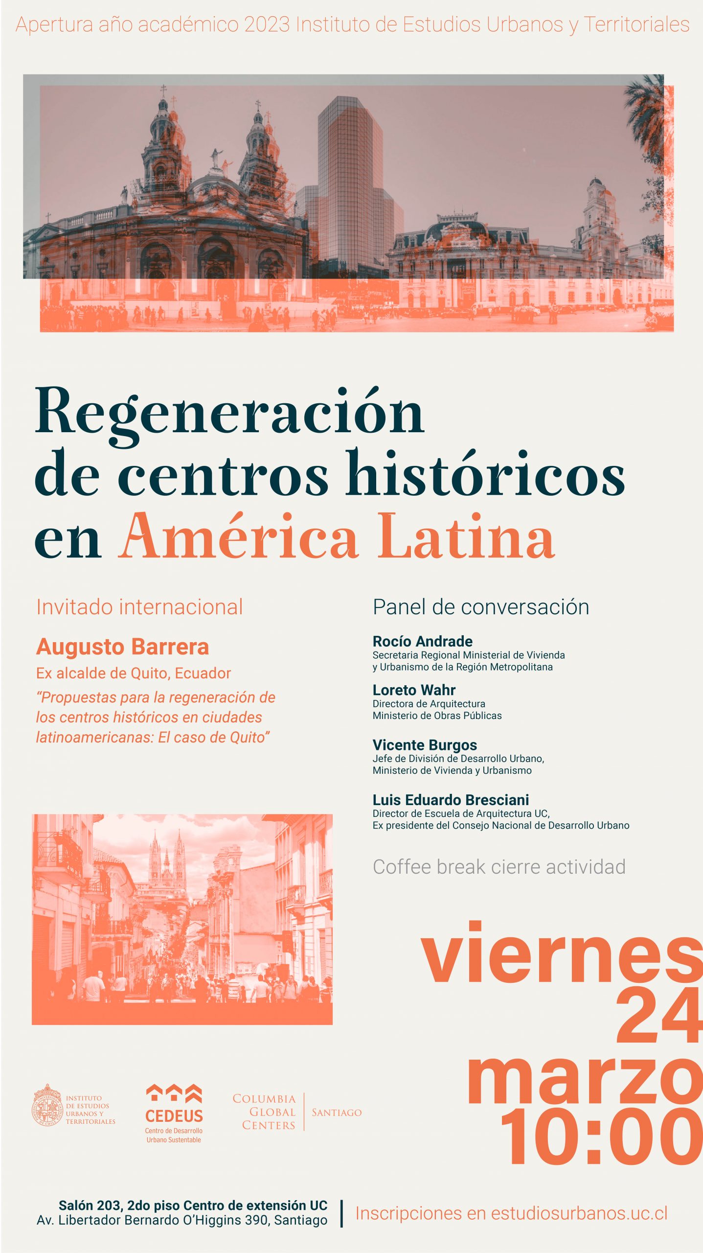 Seminario internacional | Regeneración urbana centros históricos A.L. El caso de Quito.