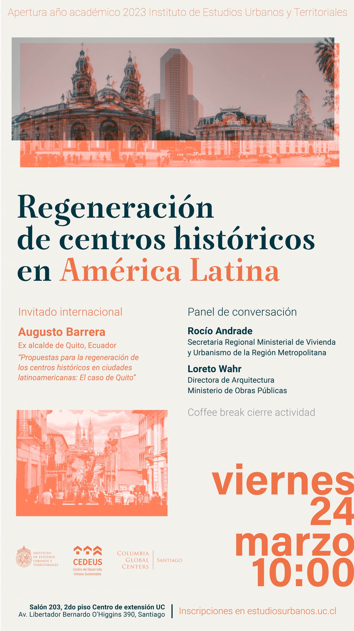 Seminario internacional | Regeneración urbana centros históricos A.L. El caso de Quito.