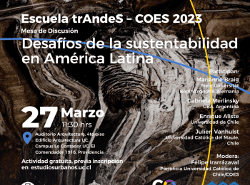 Mesa de discusión internacional “Desafíos de la sustentabilidad en América Latina”
