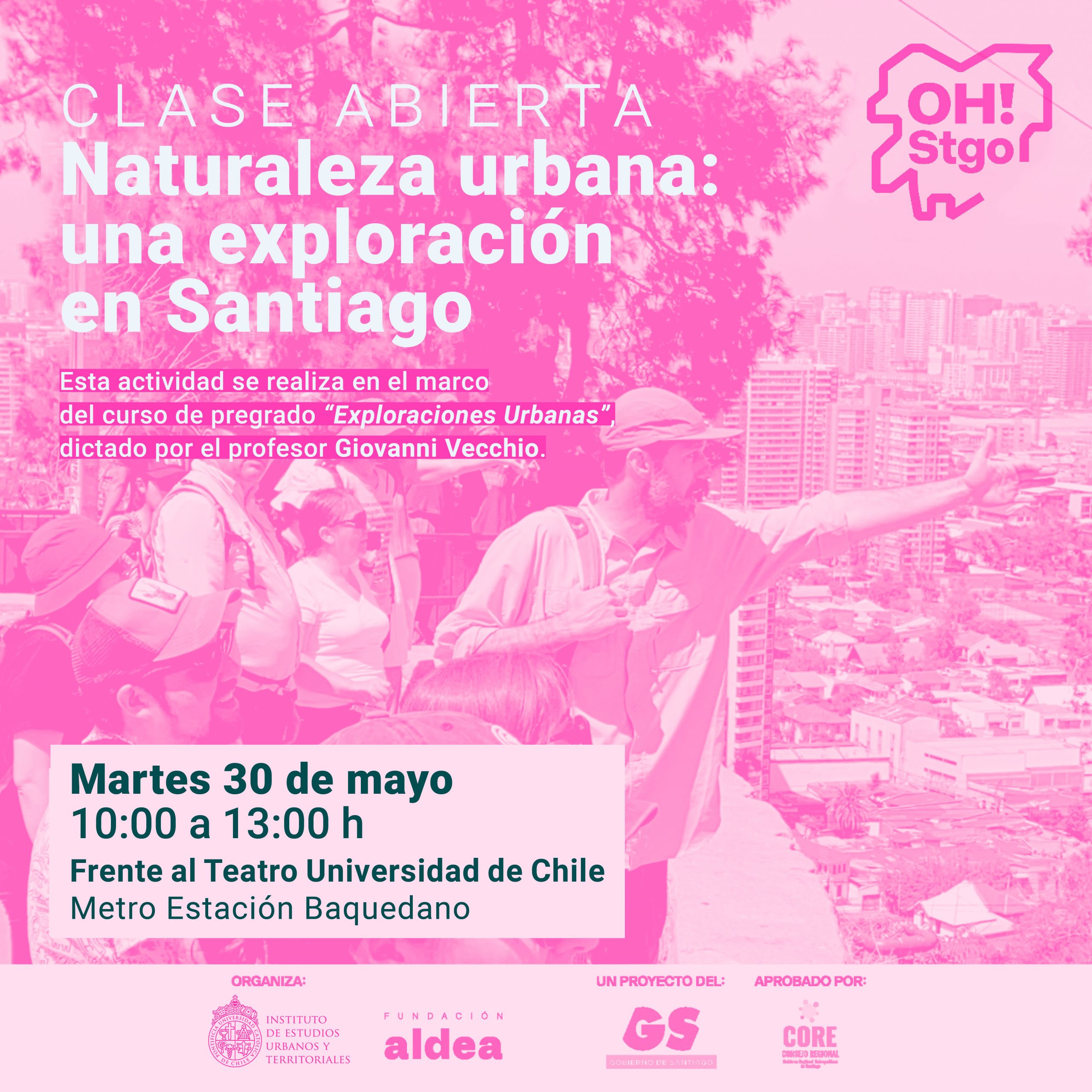 CLASE ABIERTA | Naturaleza urbana: una exploración en Santiago