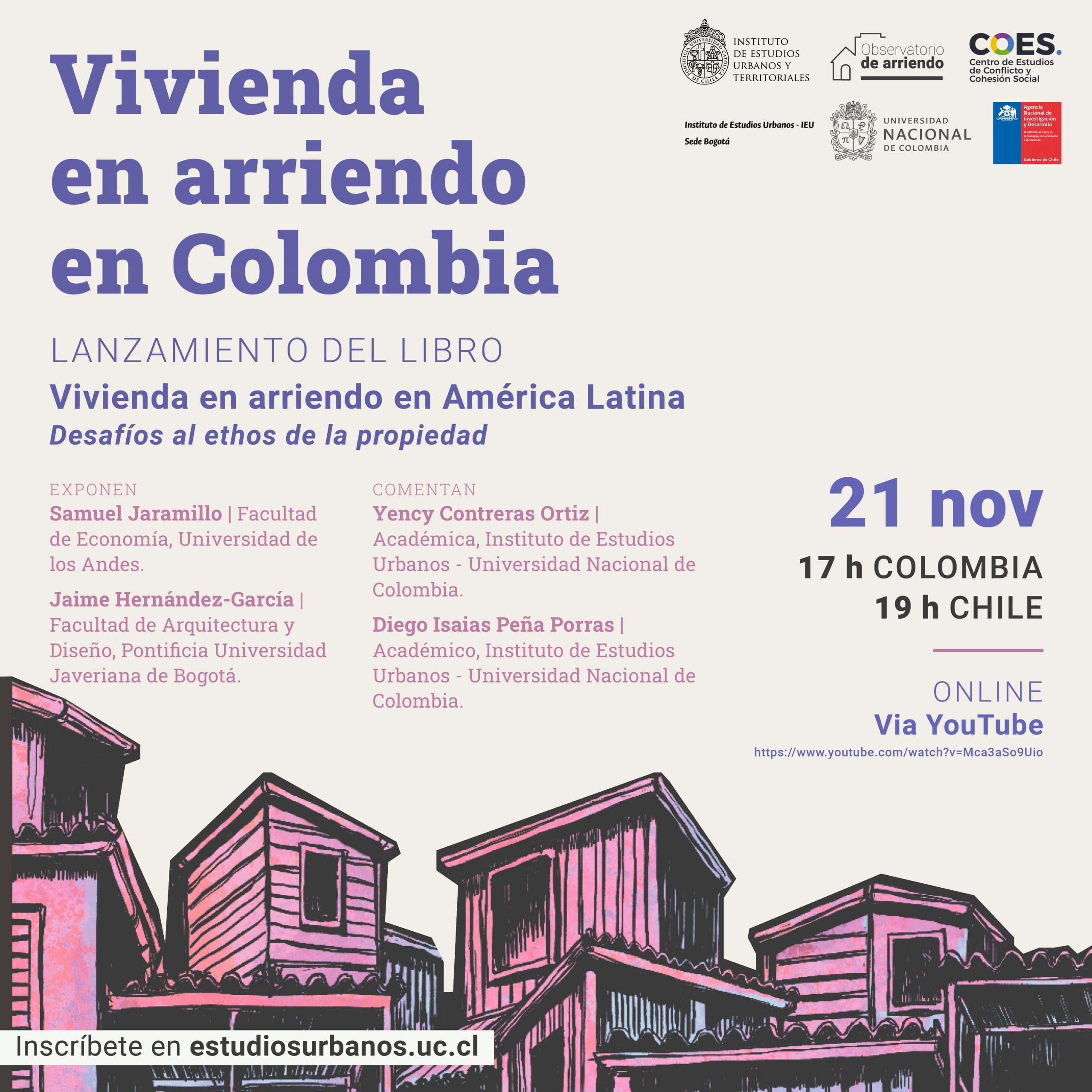 Lanzamiento de libro | Vivienda en arriendo en Colombia