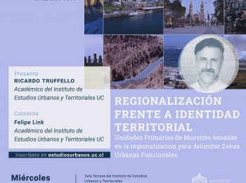 Jornada de Investigación 2023 | N° 6 | Regionalización frente a Identidad Territorial. Unidades Primarias de Muestreo basadas en la regionalización para delimitar Zonas Urbanas Funcionales