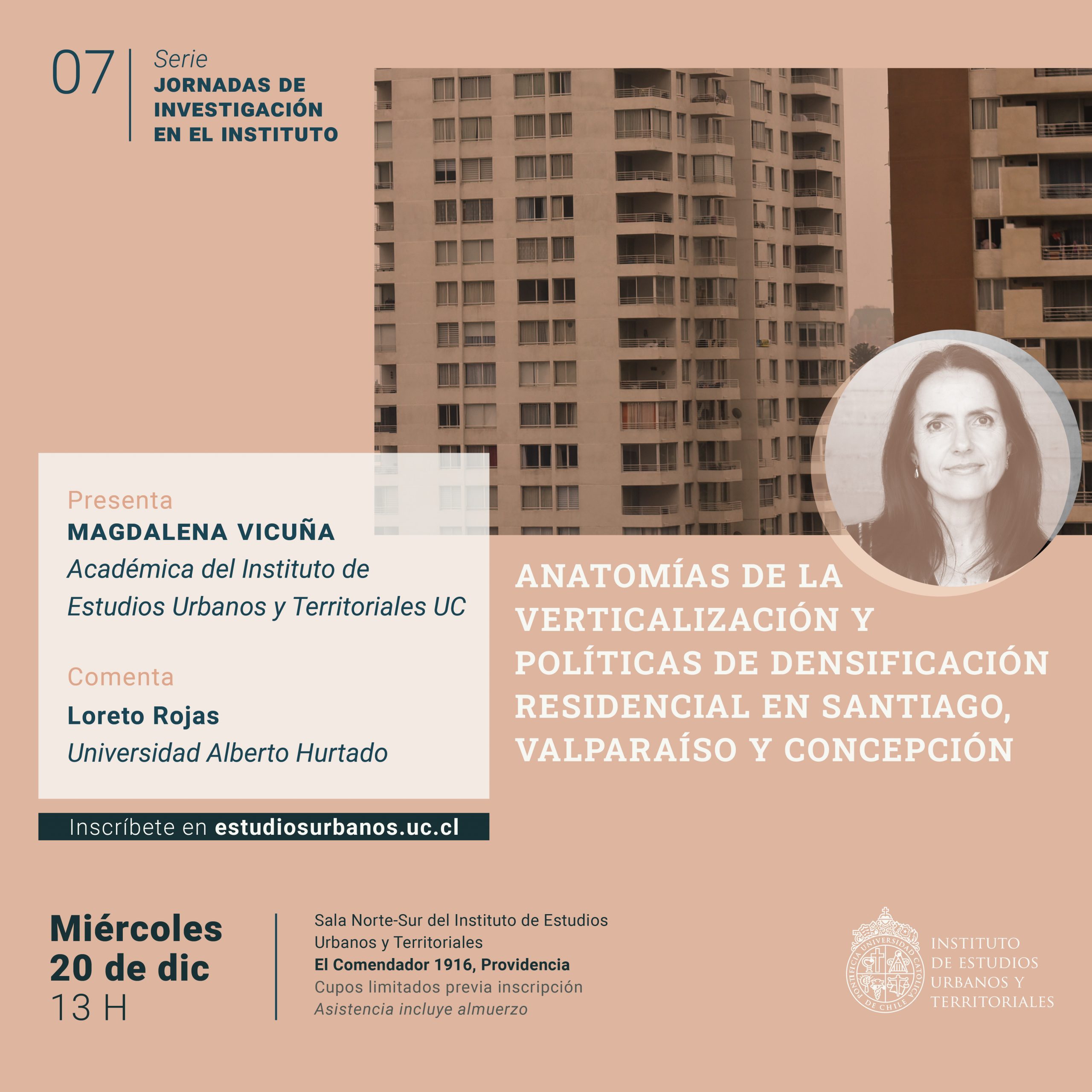 Jornada de Investigación 2023 | N° 7 | Anatomías de la verticalización y políticas de densificación residencial en Santiago, Valparaíso y Concepción