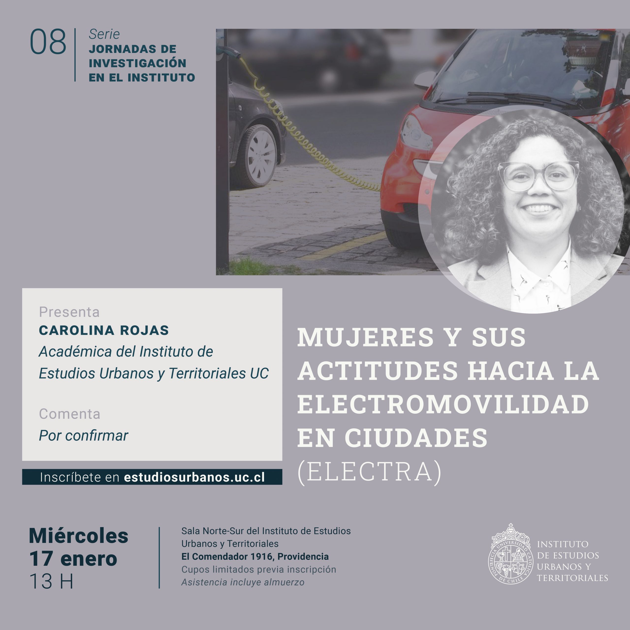 Jornada de Investigación 2023 | N° 8 | Mujeres y sus actitudes hacia la electromovilidad en ciudades (ELECTRA)