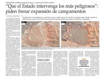 El Mercurio | Académico Luis Fuentes comenta posibles medidas ante el crecimiento de los campamentos en Chile