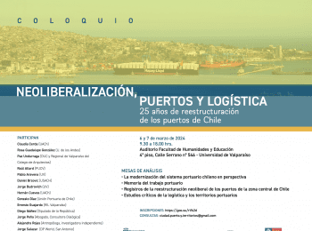 Coloquio | Neoliberalización, puertos y logística. 25 años de reestructuración de los puertos de Chile