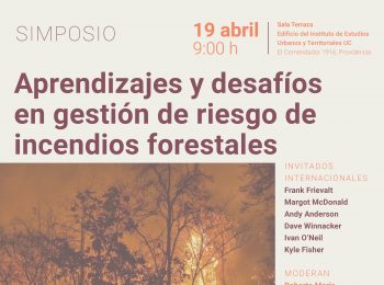 SIMPOSIO INTERNACIONAL | Aprendizajes y desafíos en gestión de riesgo de incendios forestales