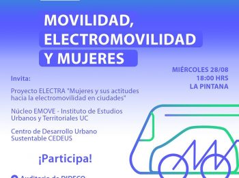 Taller de movilidad, electromovilidad con perspectiva de género en La Pintana