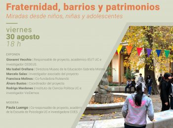 Conversatorio | Fraternidad, barrios y patrimonios: miradas desde niños, niñas y adolescentes