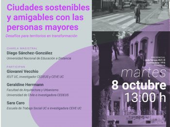 SEMINARIO | Ciudades sostenibles y amigables con las personas mayores: desafíos para territorios en transformación