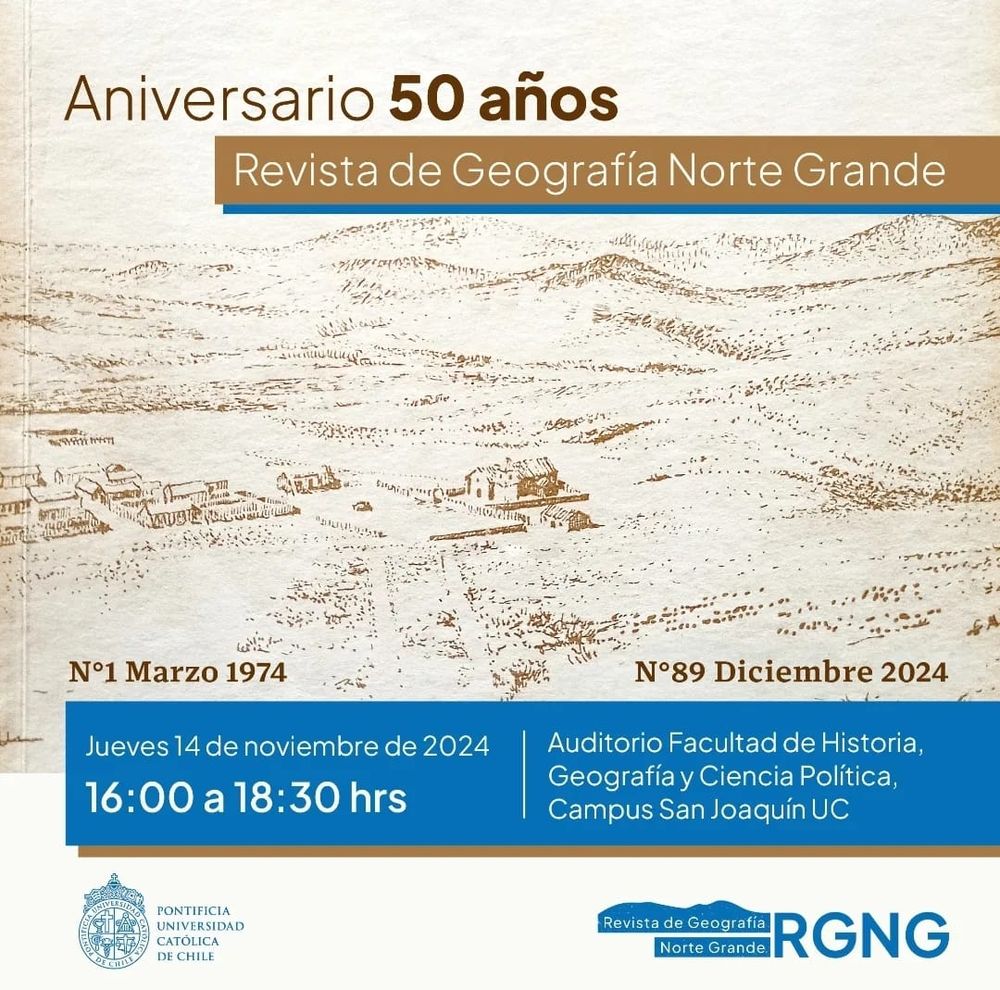 Aniversario 50 años – Revista de Geografía Norte Grande