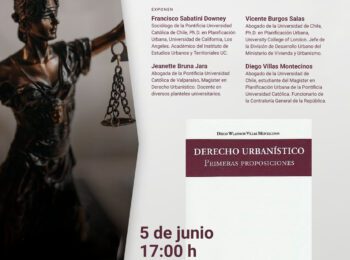 Lanzamiento de libro | «Derecho Urbanístico. Primeras Proposiciones»