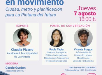 Seminario | La Pintana en movimiento: ciudad, metro y planificación para La Pintana del futuro