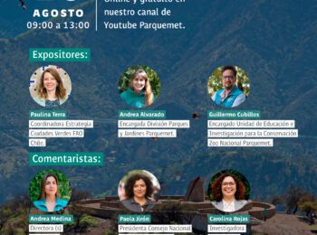 PARQUEMET | Conversatorio online | Conservación para la biodiversidad en los parques urbanos