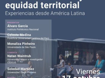 Seminario: Movilidad urbana y equidad territorial: experiencias desde América Latina