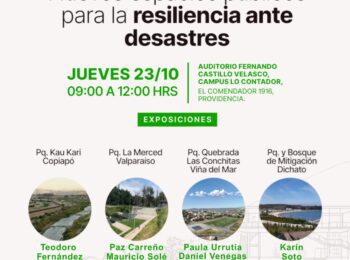 Simposio “Nuevos espacios públicos para la resiliencia ante desastres”