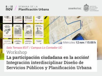 Workshop de Integración interdisciplinar: Diseño de Servicios Públicos y Planificación Urbana