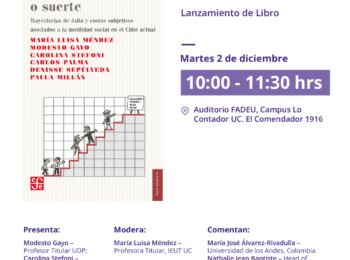 Lanzamiento del libro | Movilidad social en Chile hoy