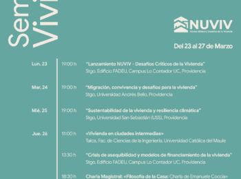 23-27 Marzo | 2da edición Semana de la Vivienda (2026)