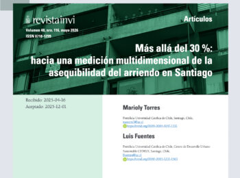 Marioly Torres junto a Luis Fuentes plantean nueva forma de medir el arriendo en Santiago