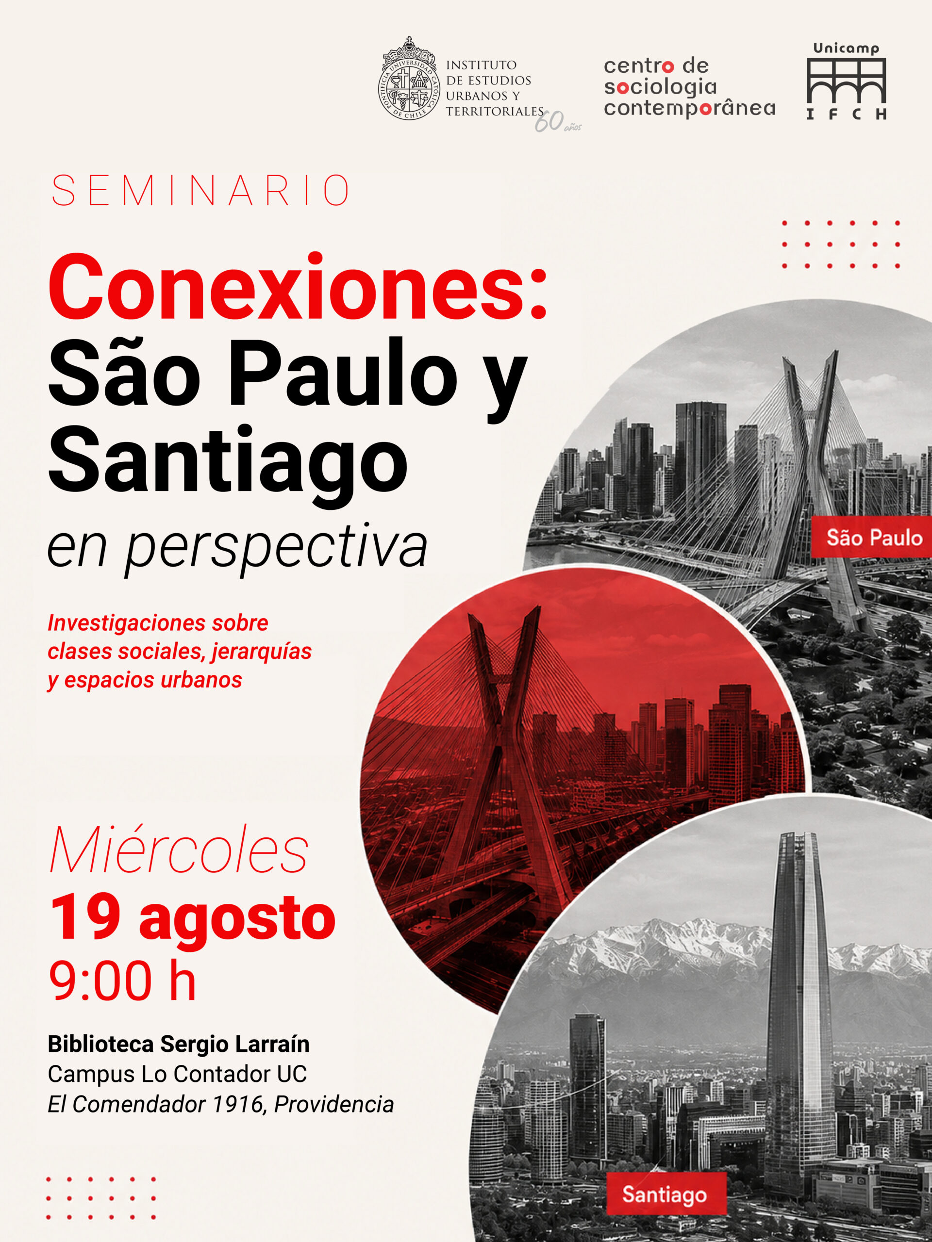 Conexiones: São Paulo y Santiago en Perspectiva