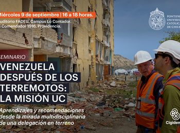 Seminario «Venezuela después de los terremotos: la misión de la UC»
