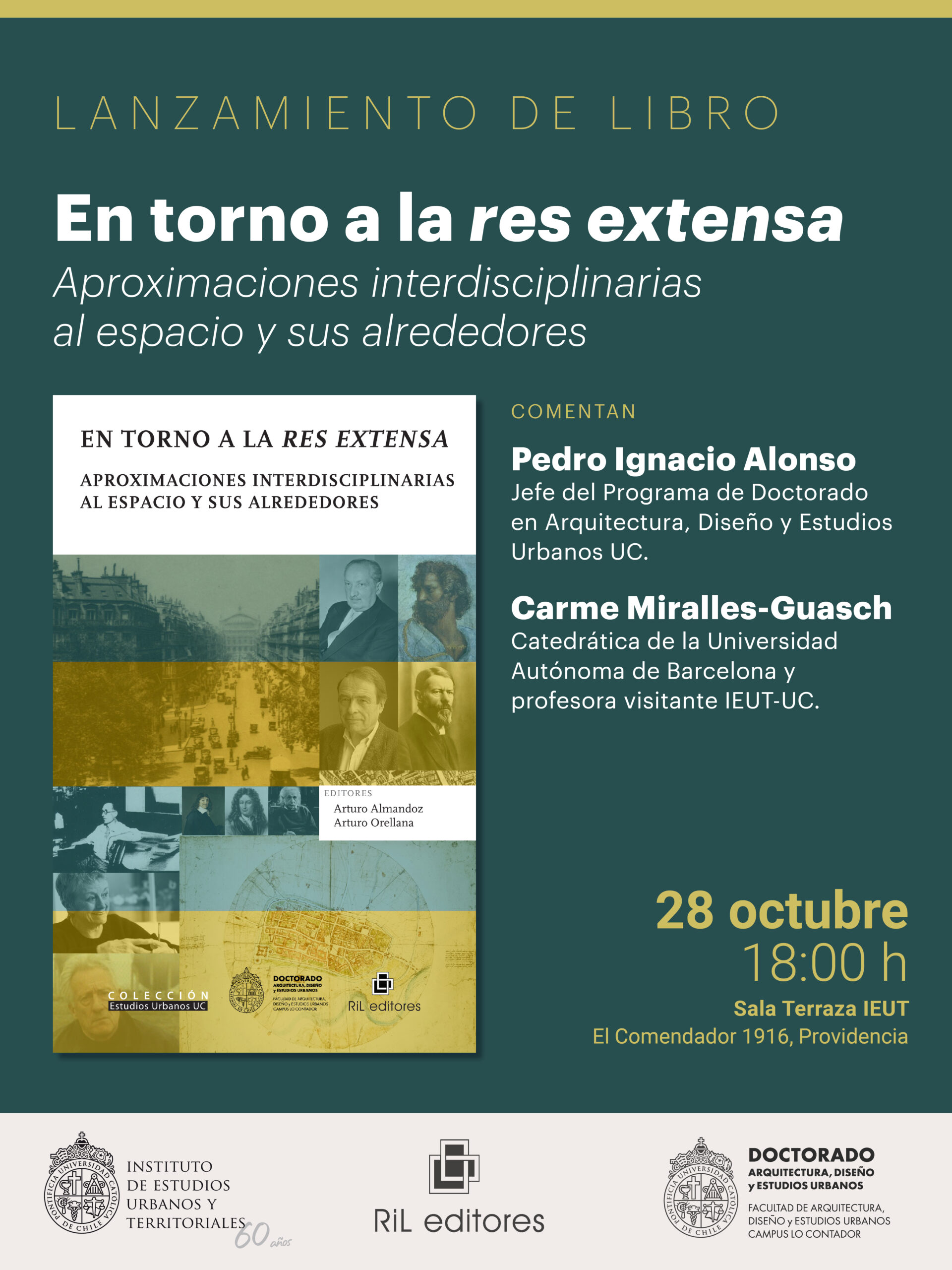 Lanzamiento del libro «En torno a la res extensa. Aproximaciones interdisciplinarias al espacio y sus alrededores»